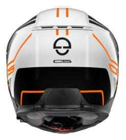 Schuberth C5 Master Helmet -Motorcycle Helmet Shop schuberth c5 master helmet black white orange 4