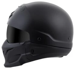 Scorpion EXO Covert Helmet -Motorcycle Helmet Shop scorpion covert helmet matte black 1