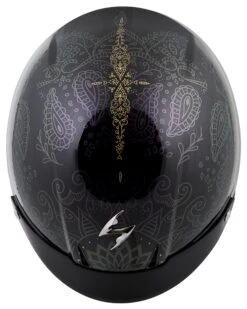 Scorpion EXO-C110 Azalea Helmet -Motorcycle Helmet Shop scorpion exoc110 azalea helmet black gold