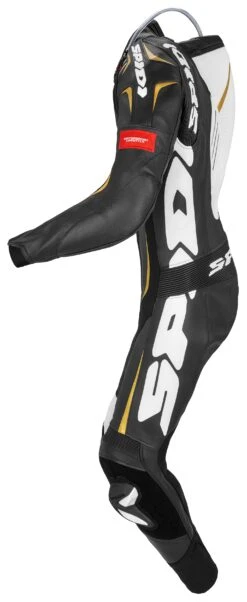 Spidi Track Wind Pro Race Suit 5 Spidi Track Wind Pro Race Suit -Motorcycle Helmet Shop spidi track wind pro suit blk wht gold black gold 1