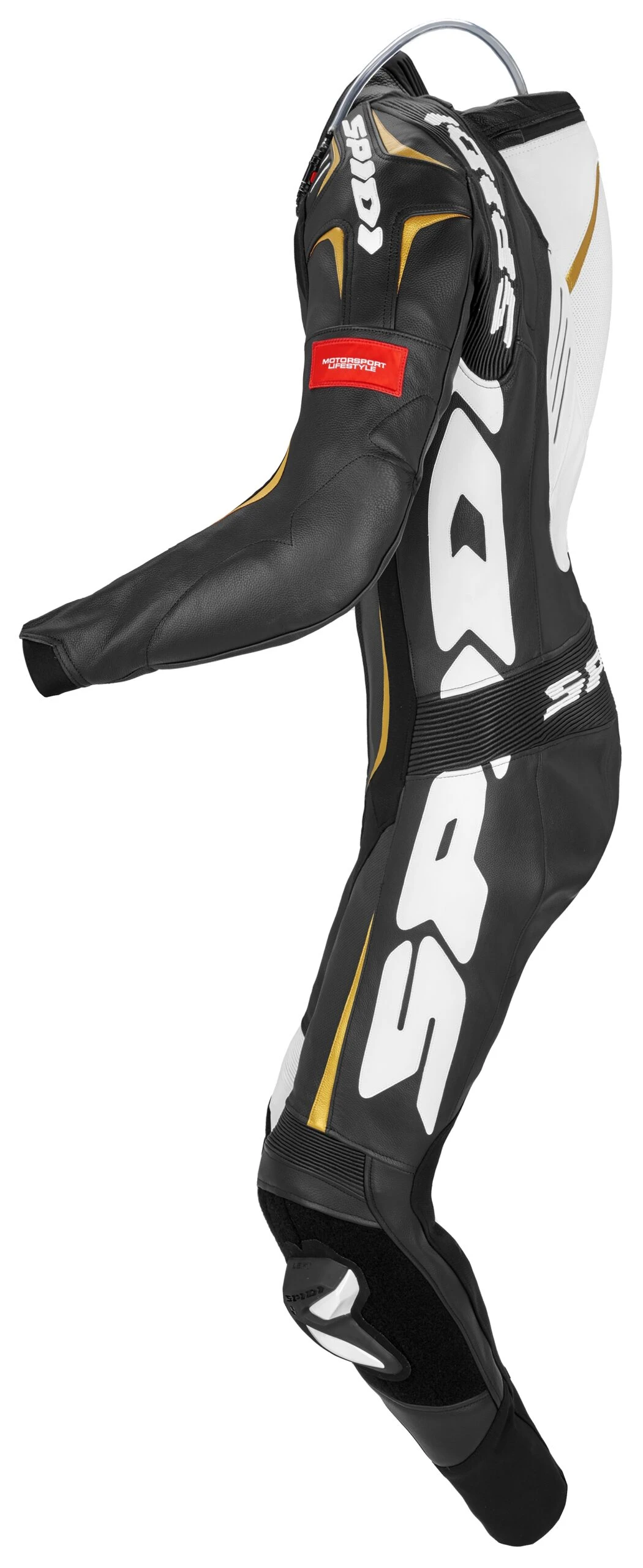 Spidi Track Wind Pro Race Suit Spidi Track Wind Pro Race Suit -Motorcycle Helmet Shop spidi track wind pro suit blk wht gold black gold 1 scaled