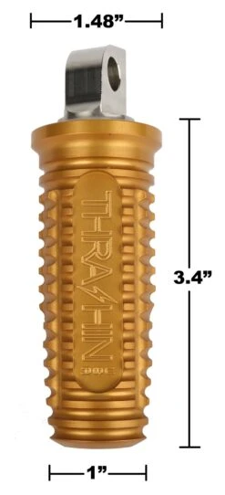 Thrashin Supply Burnout Passenger Foot Pegs For Harley Softail 2018-2023 5 Thrashin Supply Burnout Passenger Foot Pegs For Harley Softail 2018-2023 -Motorcycle Helmet Shop thrashin supply burnout foot pegs for harley 3