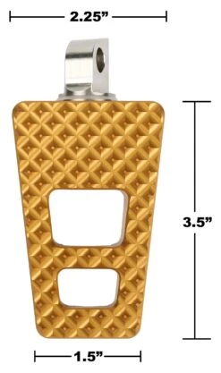 Thrashin Supply P-54 Foot Pegs For Harley -Motorcycle Helmet Shop thrashin supply p54 foot pegs for harley gold