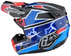 Troy Lee Designs Troy Lee SE5 Lightning Helmet -Motorcycle Helmet Shop troy lee designs se5 lightning helmet blue 1