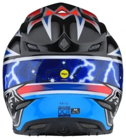 Troy Lee Designs Troy Lee SE5 Lightning Helmet -Motorcycle Helmet Shop troy lee designs se5 lightning helmet blue 2