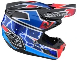 Troy Lee Designs Troy Lee SE5 Lightning Helmet -Motorcycle Helmet Shop troy lee designs se5 lightning helmet blue 4