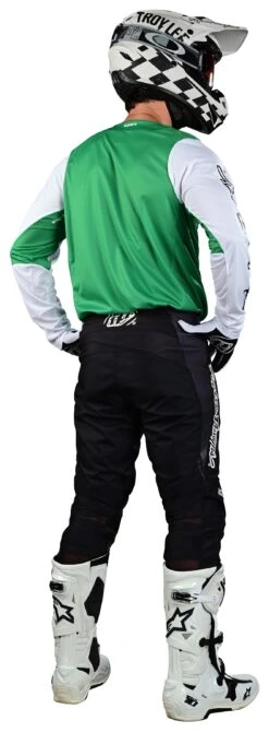 Troy Lee Designs Troy Lee GP Pro Icon Jersey -Motorcycle Helmet Shop troy lee gp pro icon jersey green white 3
