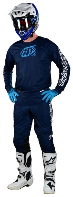 Troy Lee Designs Troy Lee GP Pro Icon Jersey -Motorcycle Helmet Shop troy lee gp pro icon jersey navy blue 2