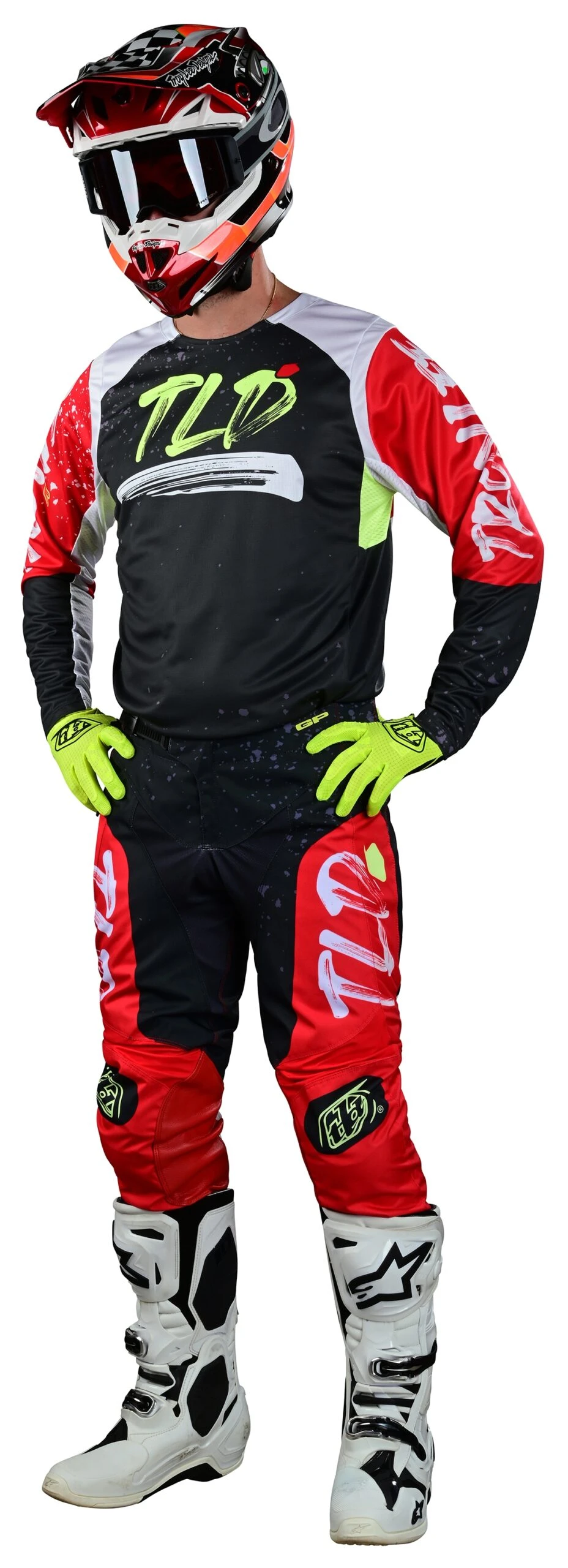 Troy Lee GP Pro Partical Pants Troy Lee Designs Troy Lee GP Pro Partical Pants -Motorcycle Helmet Shop troy lee gp pro partical pants black red 2 scaled