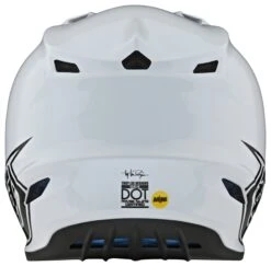 Troy Lee Designs Troy Lee SE4 Polyacrylite Mono Helmet -Motorcycle Helmet Shop troy lee se4 polyacrylite mono helmet white 2