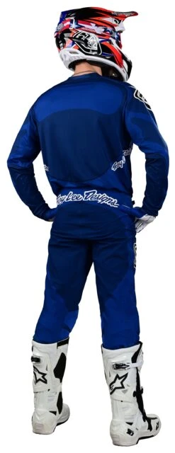 Troy Lee Designs Troy Lee SE Ultra Sequence Jersey -Motorcycle Helmet Shop troy lee se ultra sequence jersey blue 3