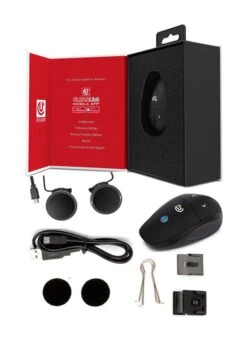 UCLEAR AMP Go 2 Bluetooth Communicator - Single Pack -Motorcycle Helmet Shop uclearamp go2 bluetooth communicator single pack 2