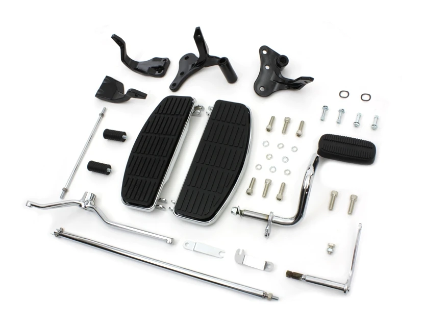 V-Twin Mfg. Rider Floorboard Kit For Harley Dyna 1996-2005 V-Twin Mfg. Rider Floorboard Kit For Harley Dyna 1996-2005 -Motorcycle Helmet Shop