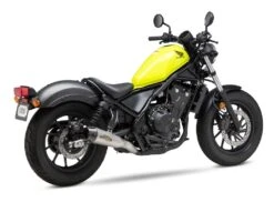 Yoshimura R-34 Slip-On Exhaust Honda Rebel 500 2017-2023 -Motorcycle Helmet Shop yoshimura201718 honda rebel500 street r34 so ss al wf stainless steel aluminum 1
